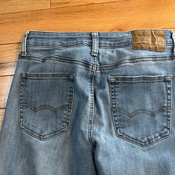 American Eagle Outfitters Ripped Skinny Jeans - Blue - Picture 8 of 9